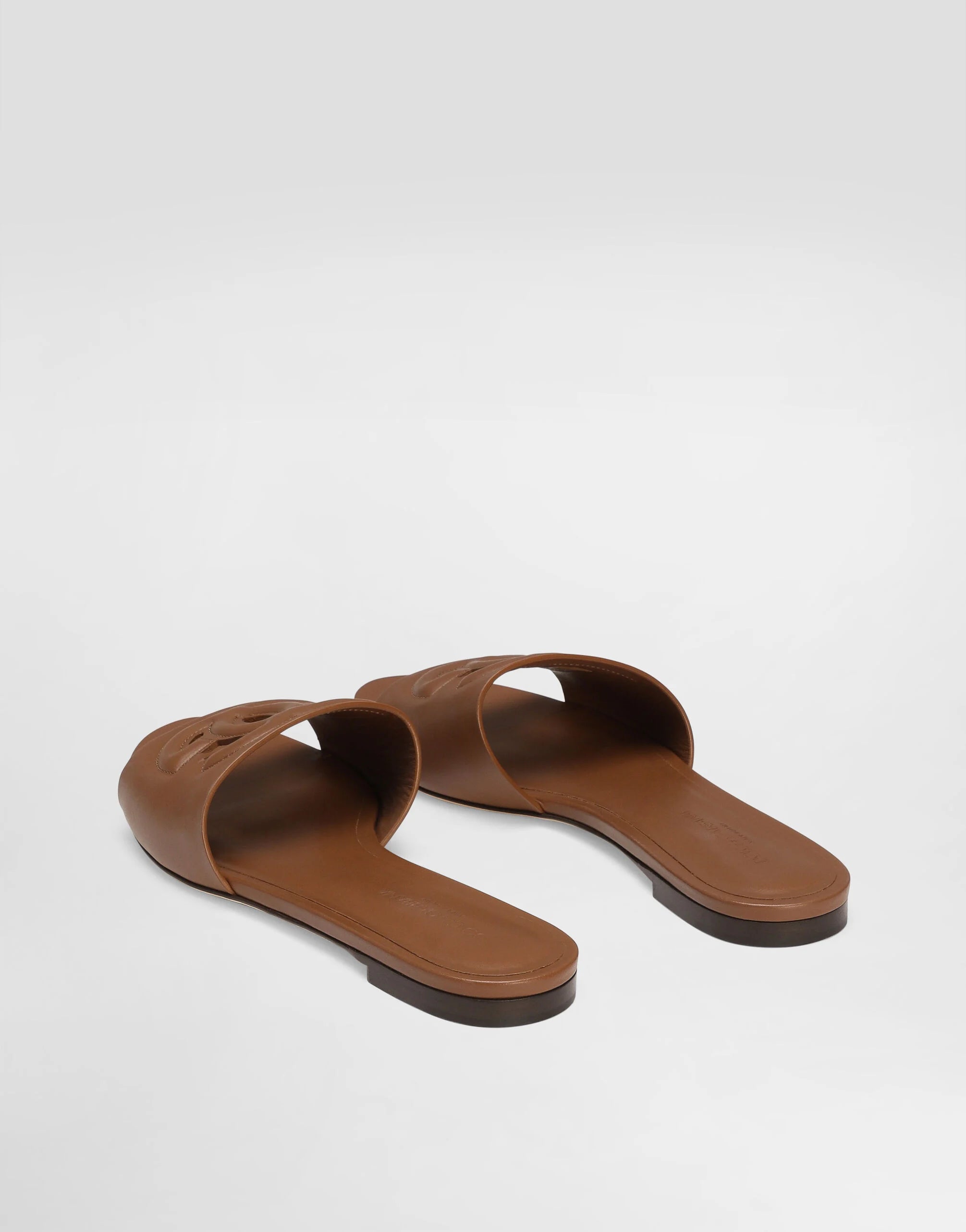 CALFSKIN SLIDERS WITH DG LOGO