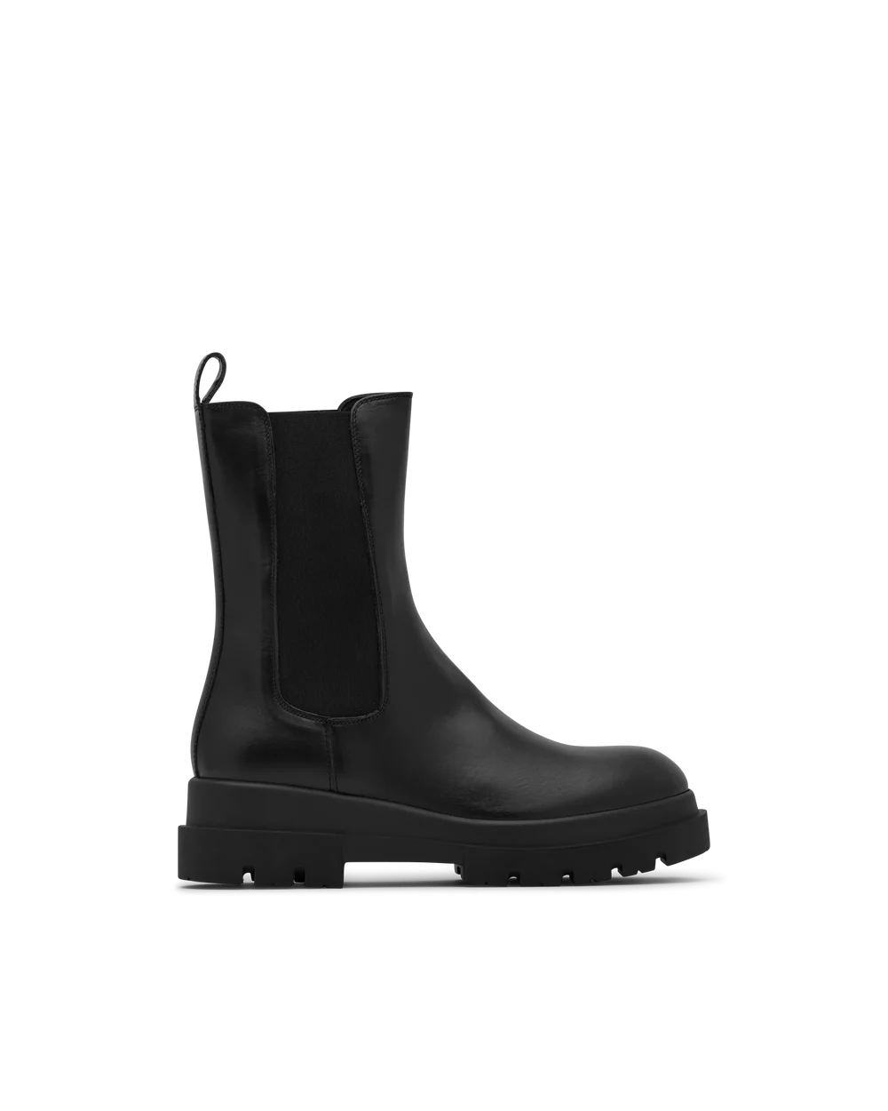 La canadienne Braydon Black leather boots