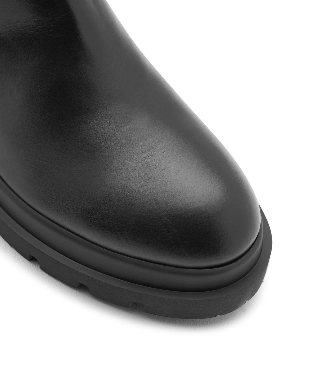 La canadienne Braydon Black leather boots