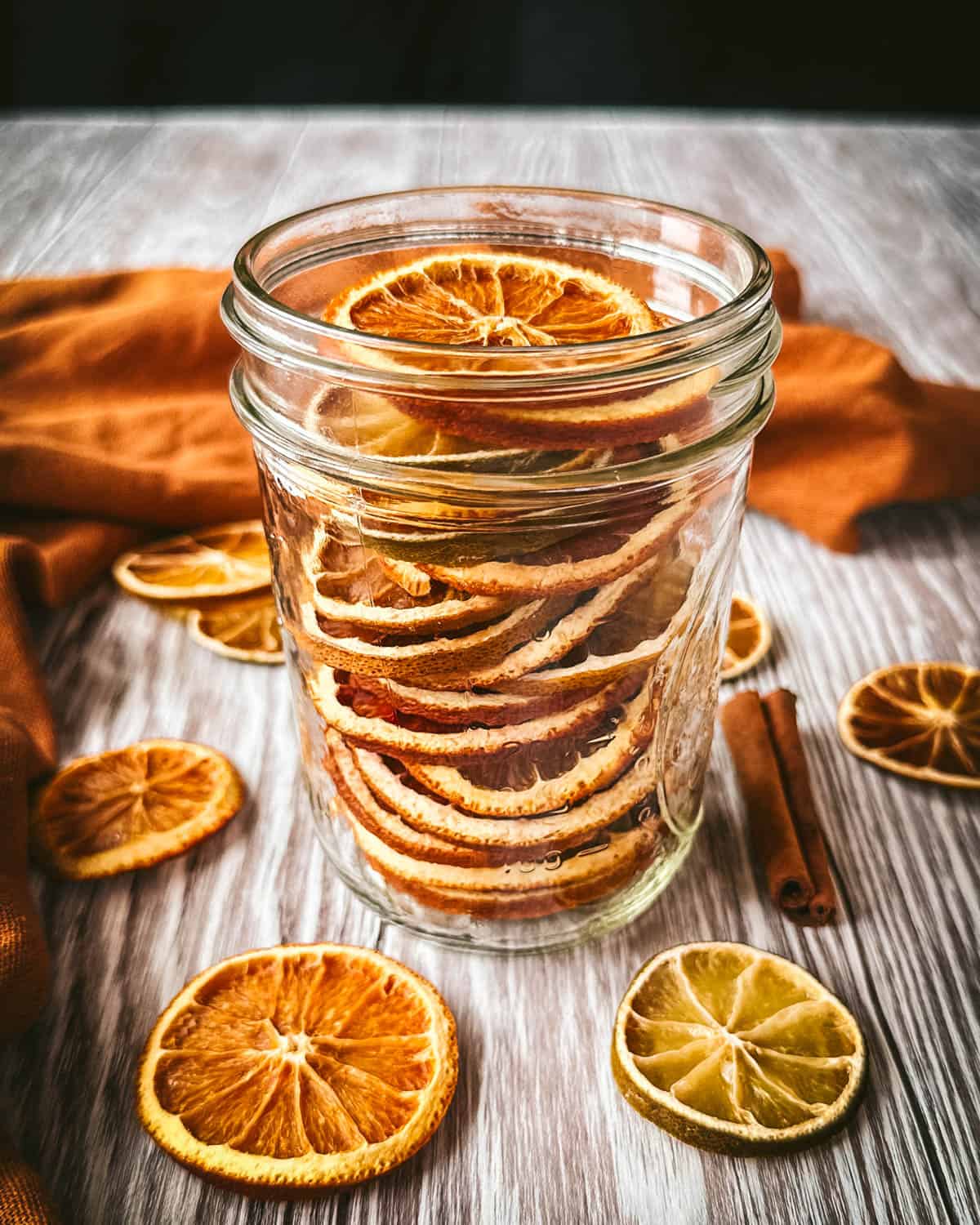 Dried oranges