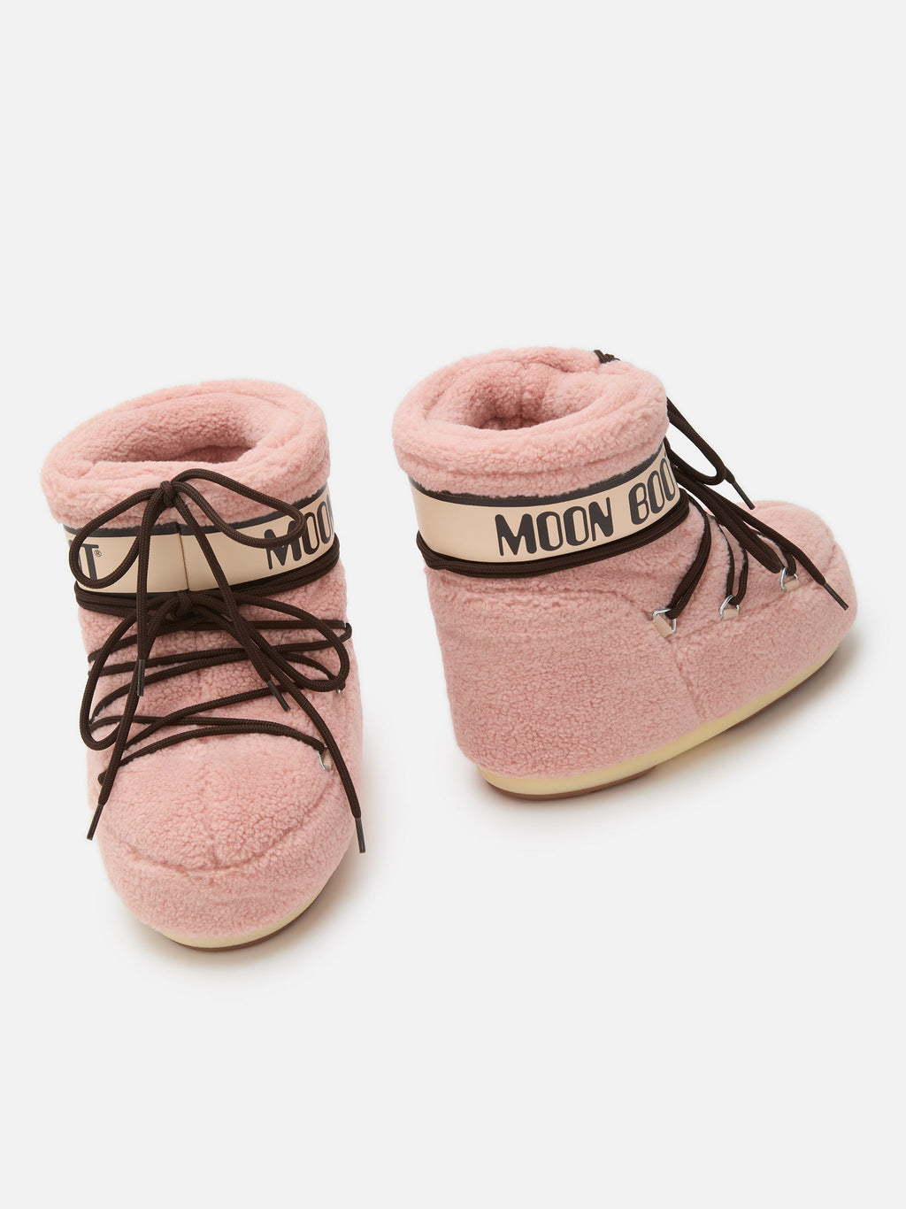 Icon low pink Fleece boots