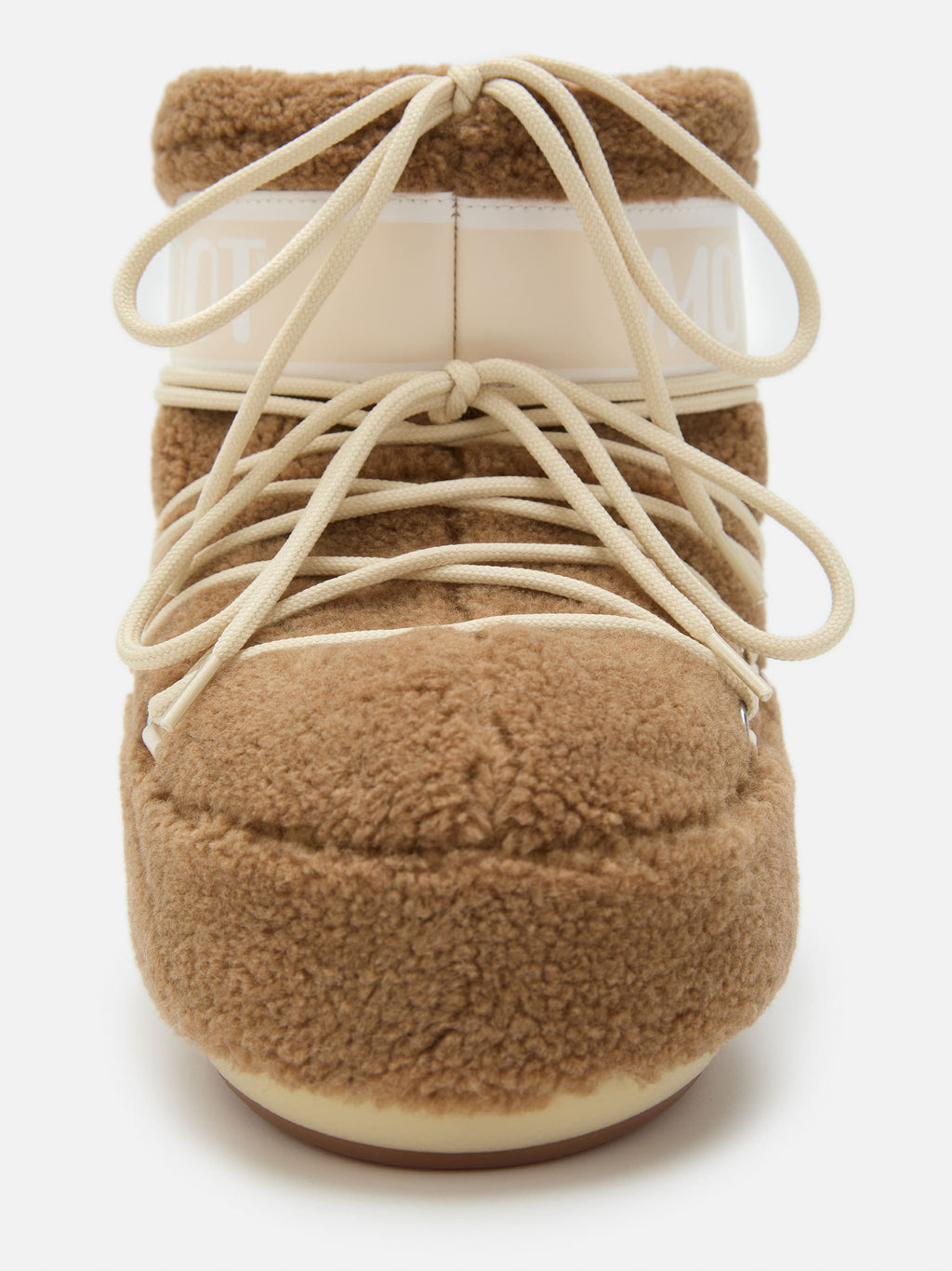Icon low camel fleece boots