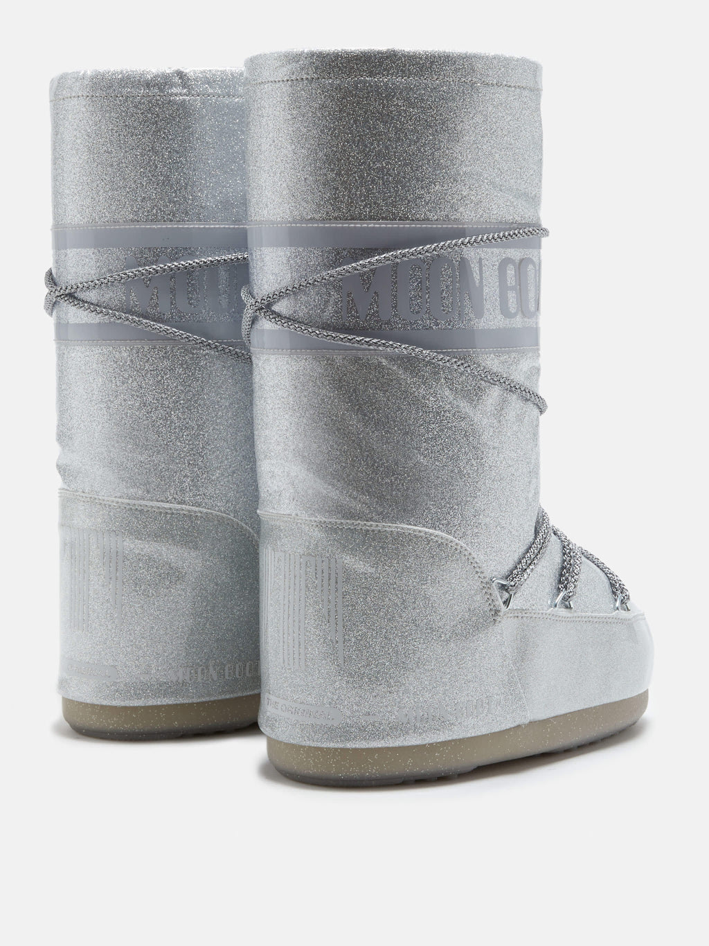 ICON SILVER GLITTER BOOTS SILVER