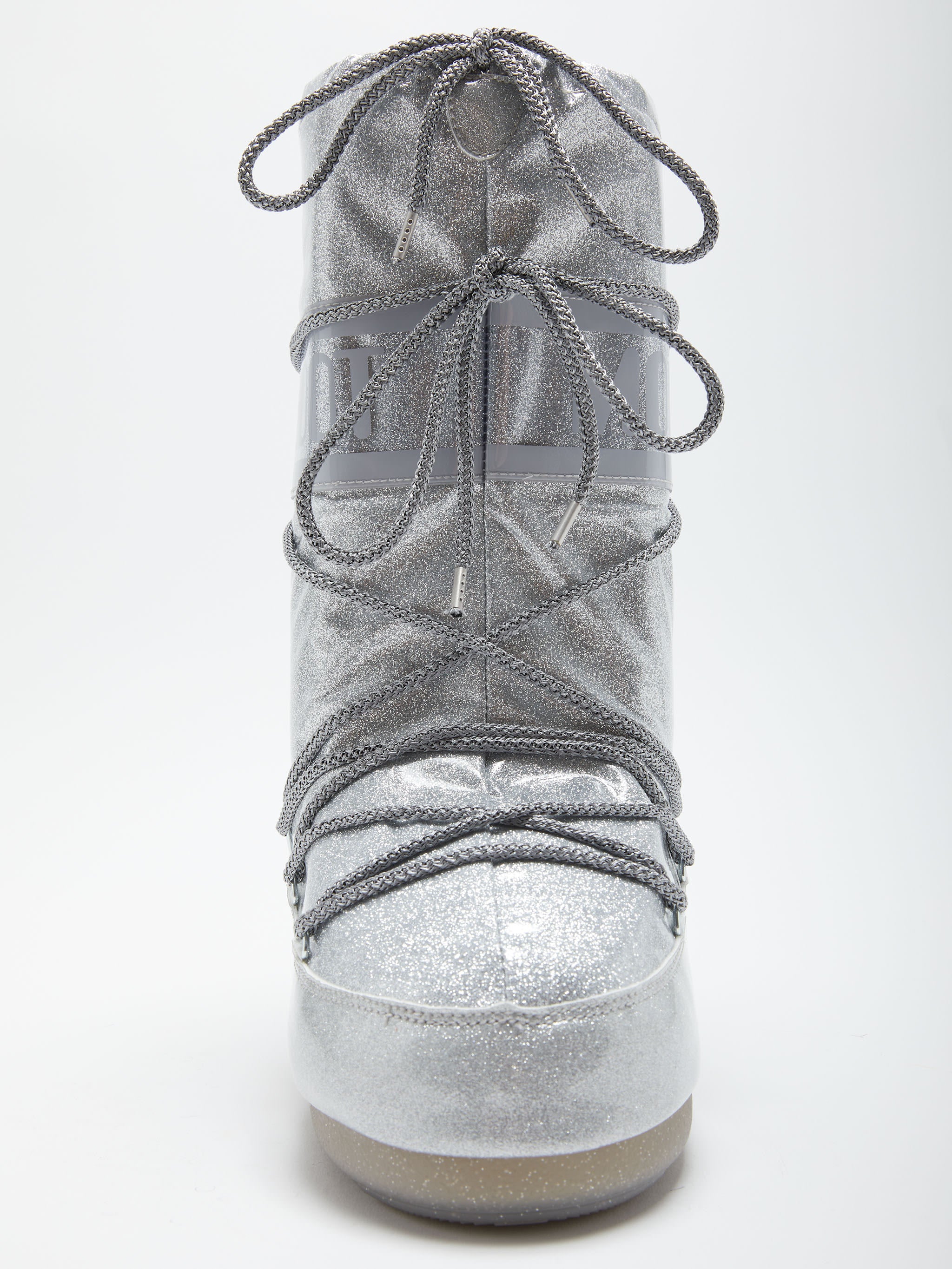 ICON SILVER GLITTER BOOTS SILVER